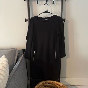 GAP Black Dress with Zipper Pockets, Never Worn, XS